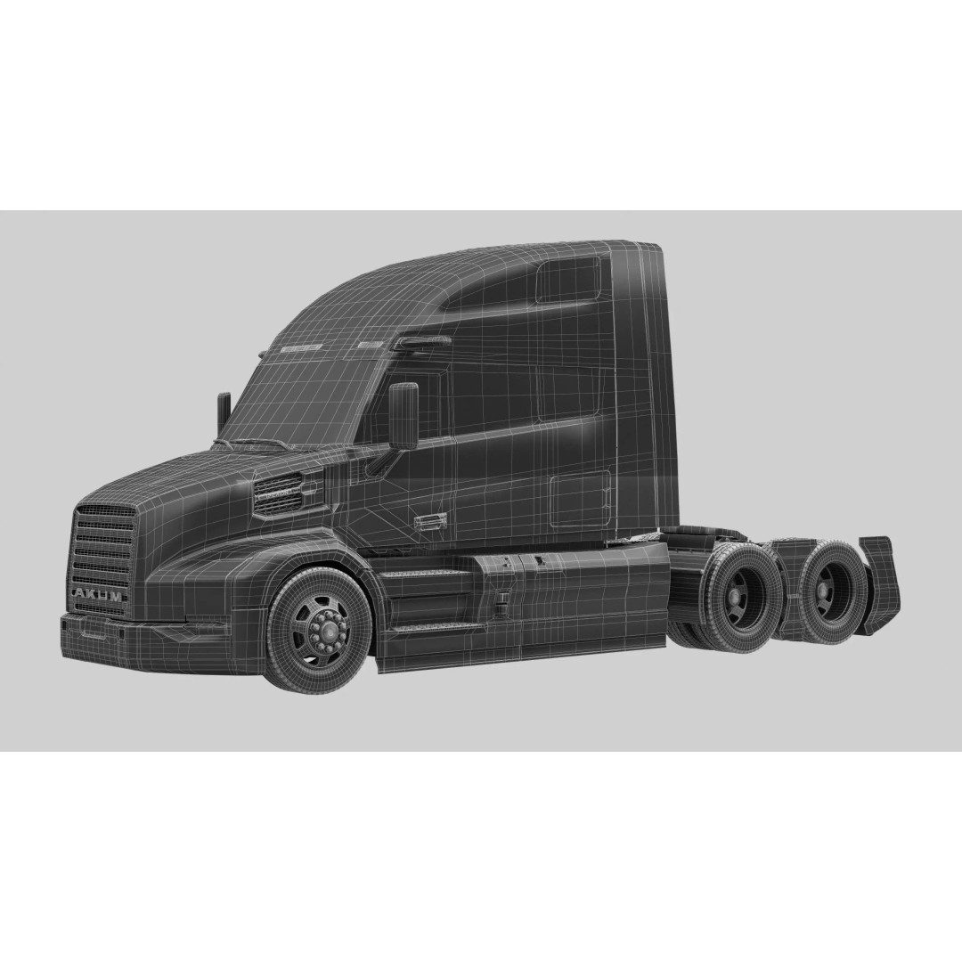 AKUM Iperion Tractor Truck 3D Model – High Poly Vehicle, FBX, OBJ - View 14