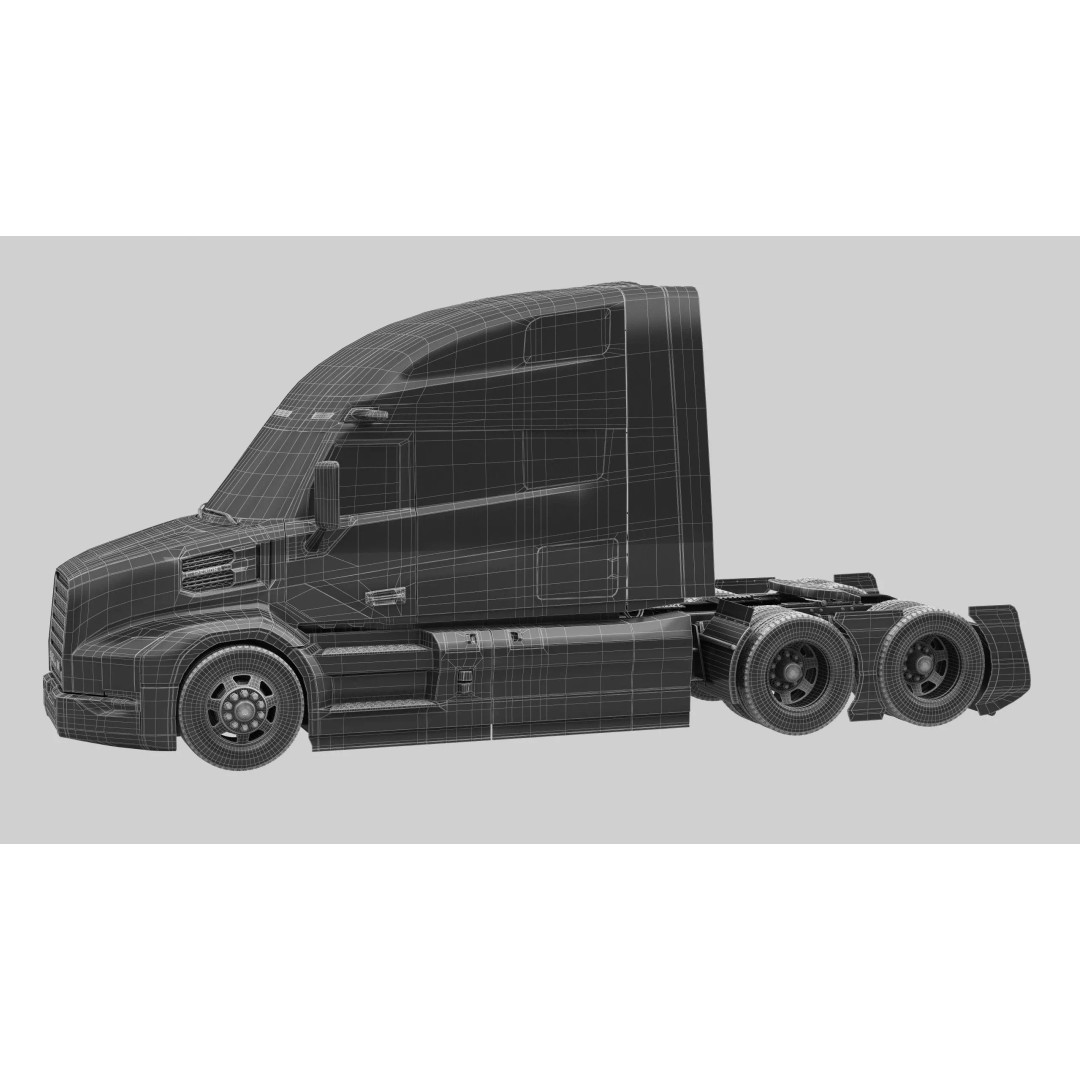 AKUM Iperion Tractor Truck 3D Model – High Poly Vehicle, FBX, OBJ - View 15