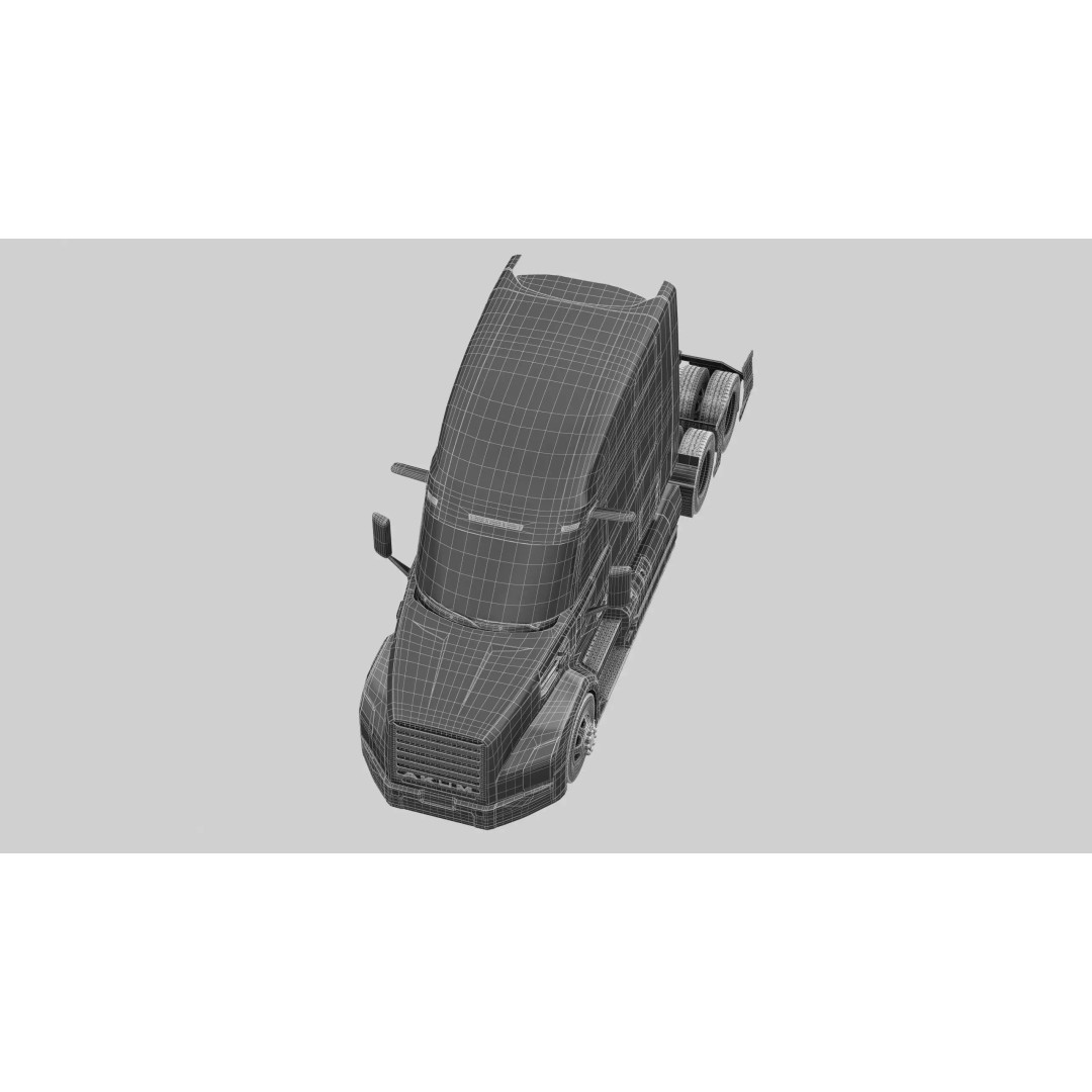 AKUM Iperion Tractor Truck 3D Model – High Poly Vehicle, FBX, OBJ - View 18