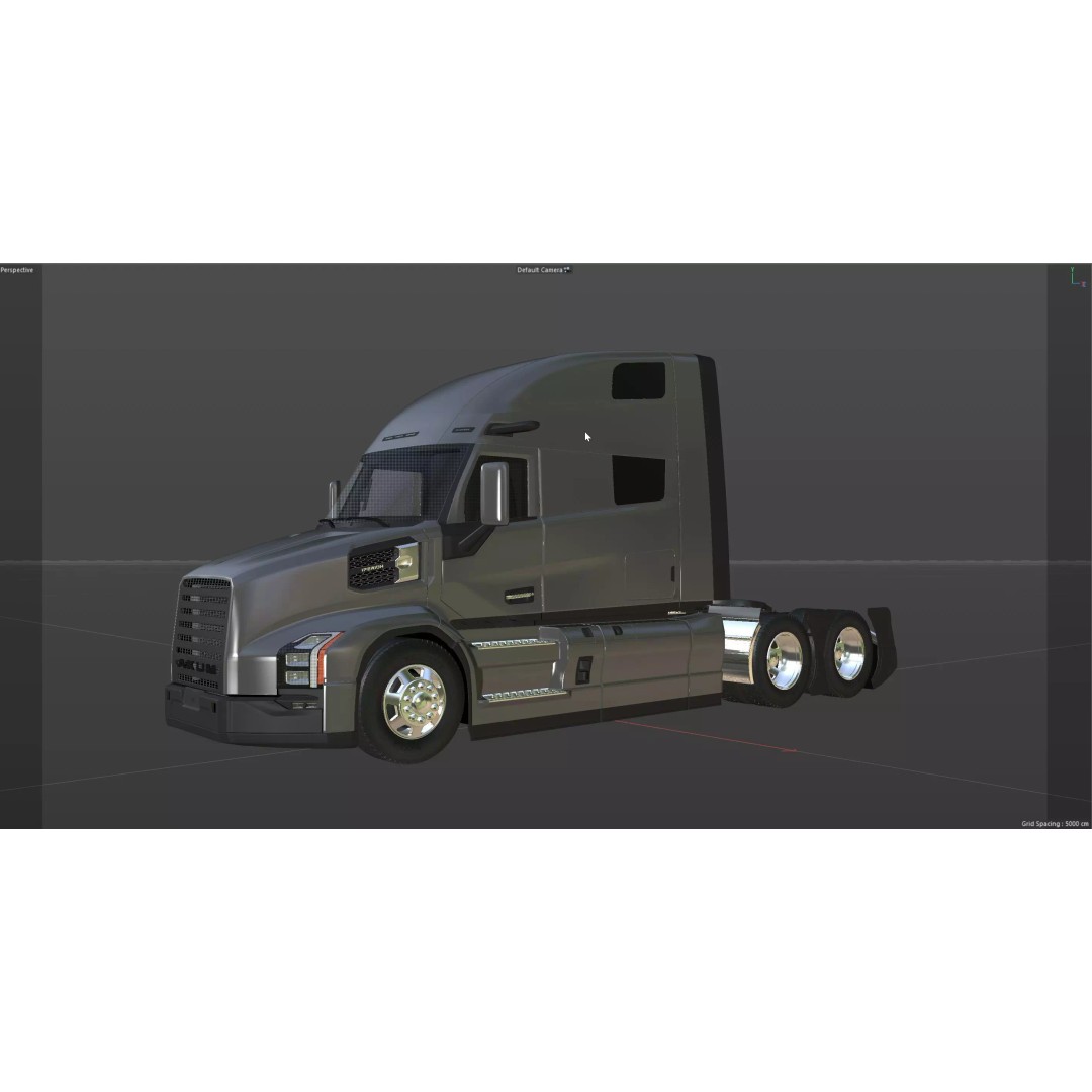 AKUM Iperion Tractor Truck 3D Model – High Poly Vehicle, FBX, OBJ - View 19