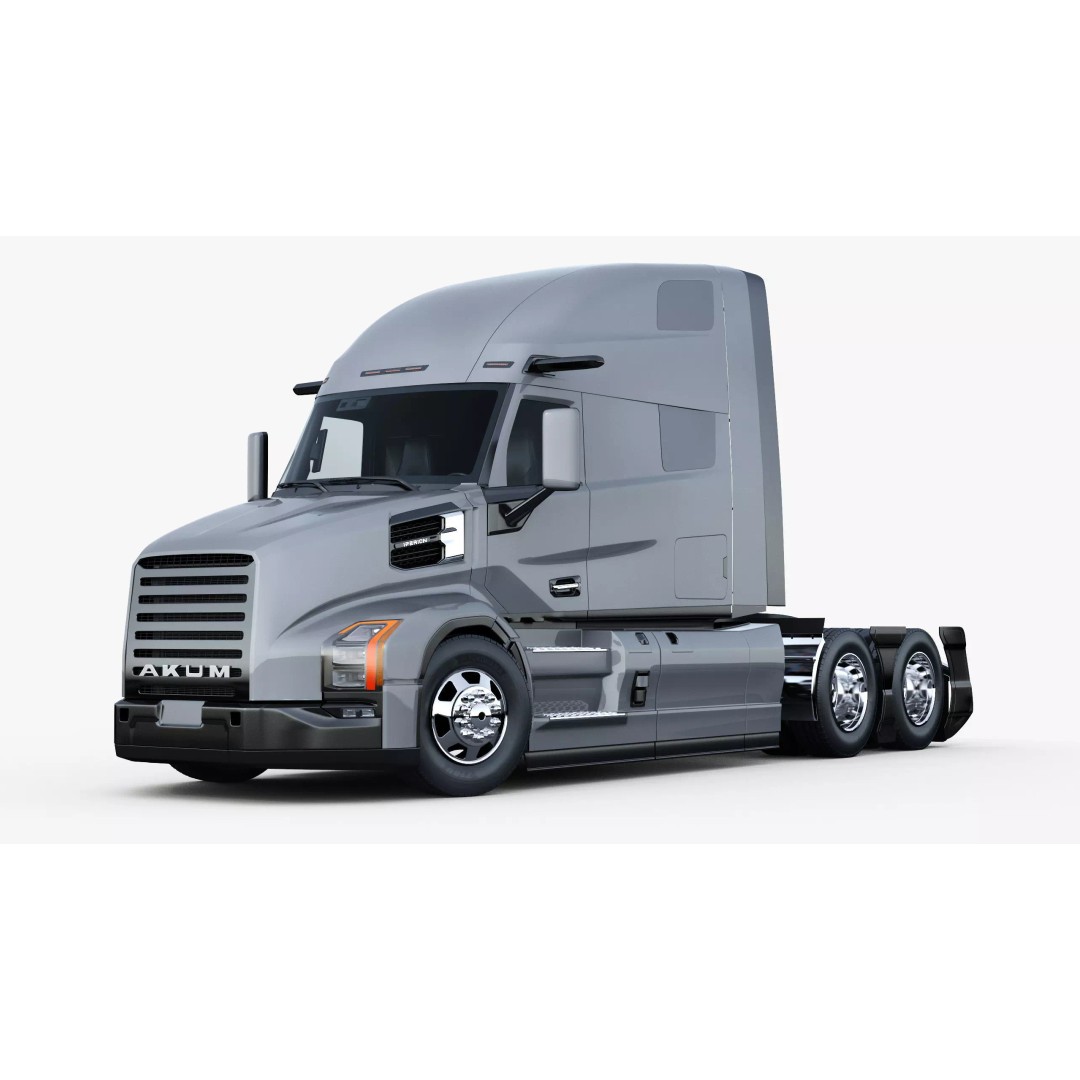 AKUM Iperion Tractor Truck 3D Model – High Poly Vehicle, FBX, OBJ - View 3