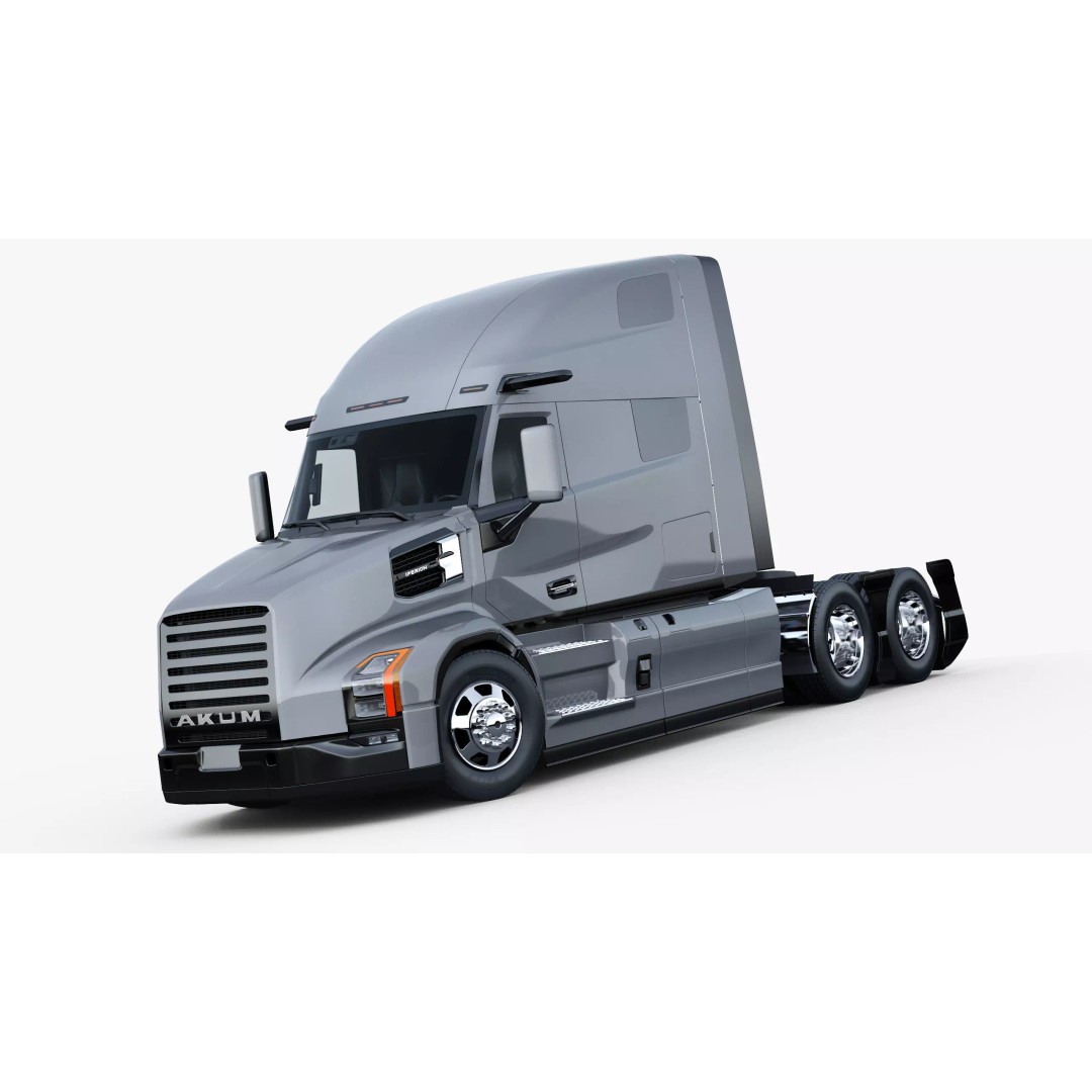 AKUM Iperion Tractor Truck 3D Model – High Poly Vehicle, FBX, OBJ - View 5