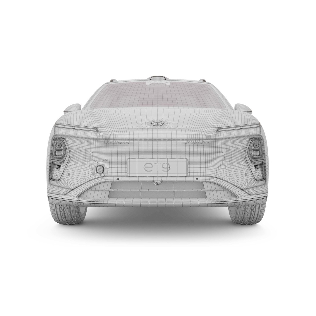 2025 Nio ET9 3D Model – Luxury Car with Interior, FBX, Blender - View 23
