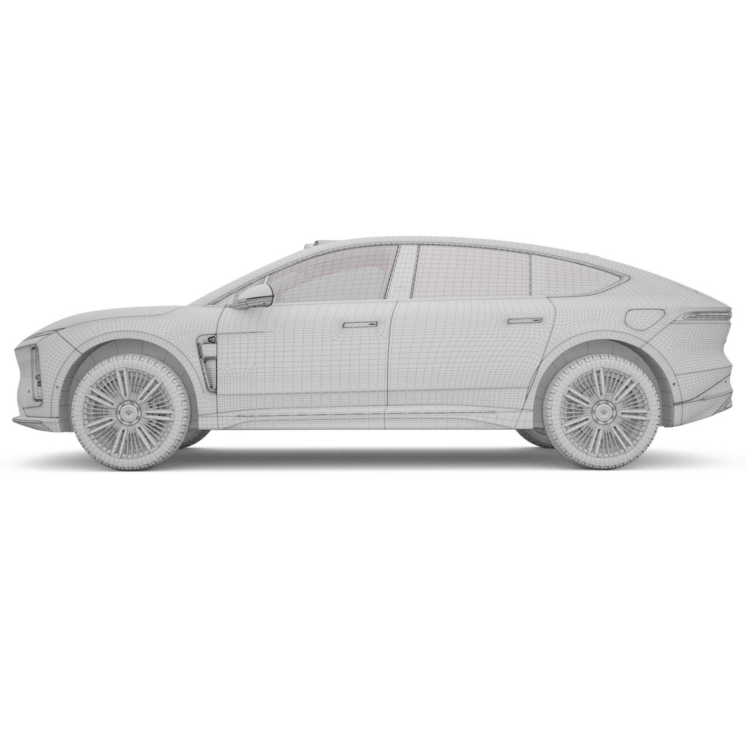 2025 Nio ET9 3D Model – Luxury Car with Interior, FBX, Blender - View 24