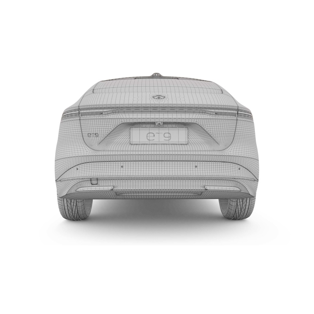 2025 Nio ET9 3D Model – Luxury Car with Interior, FBX, Blender - View 25