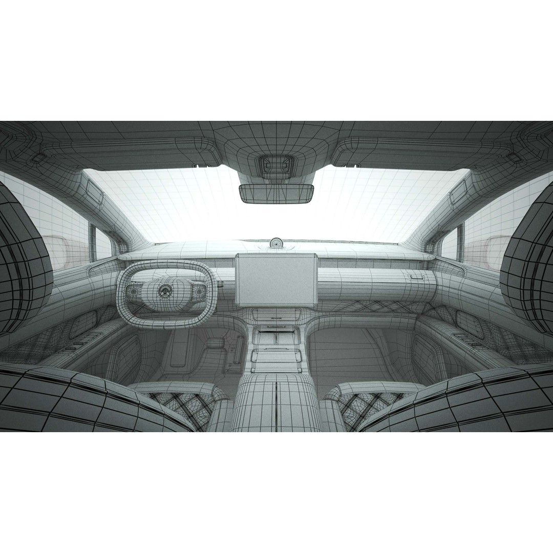 2025 Nio ET9 3D Model – Luxury Car with Interior, FBX, Blender - View 28