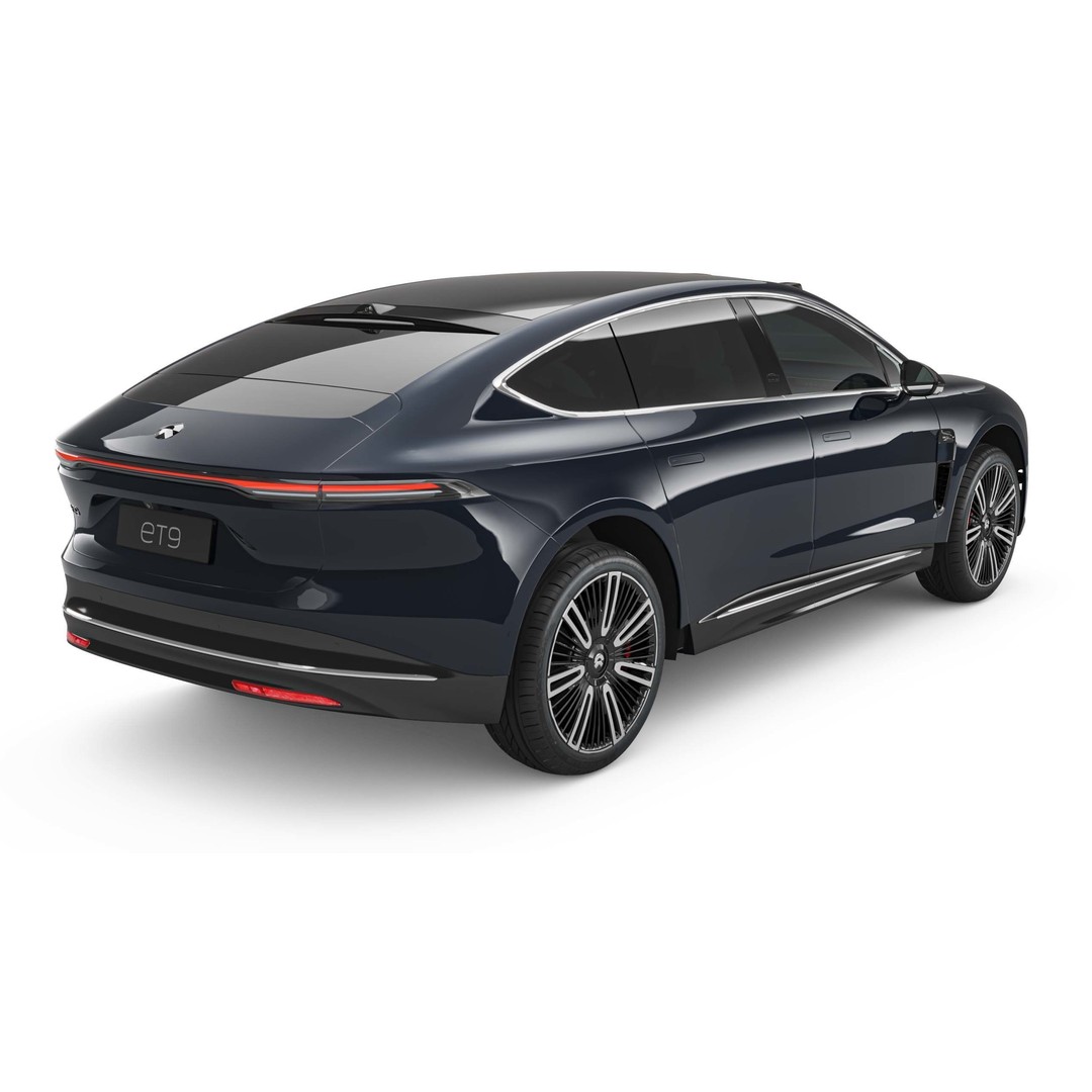 2025 Nio ET9 3D Model – Luxury Car with Interior, FBX, Blender - View 3