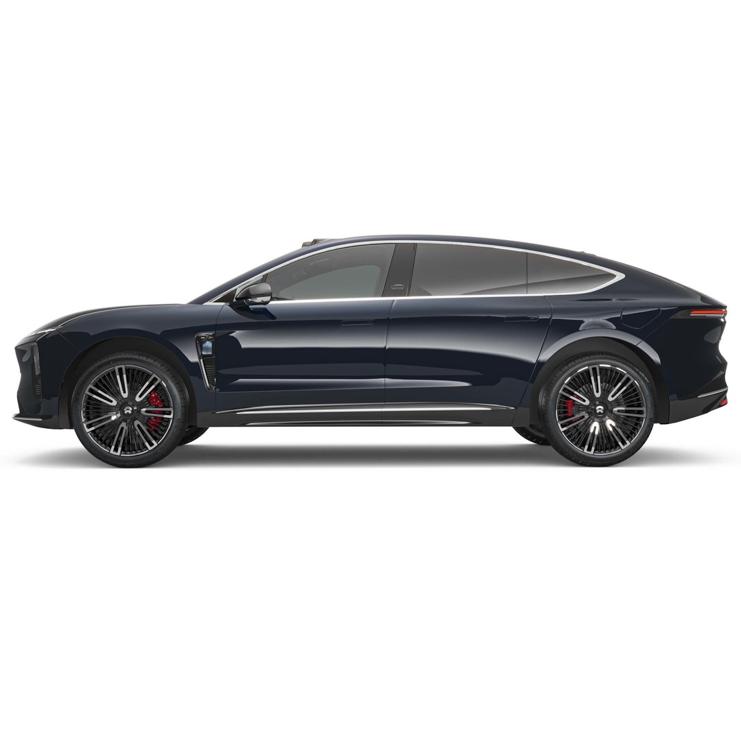 2025 Nio ET9 3D Model – Luxury Car with Interior, FBX, Blender - View 7