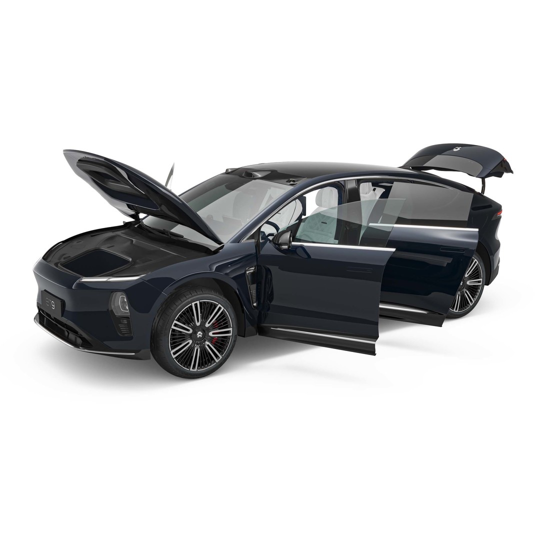 2025 Nio ET9 3D Model – Luxury Car with Interior, FBX, Blender - View 9