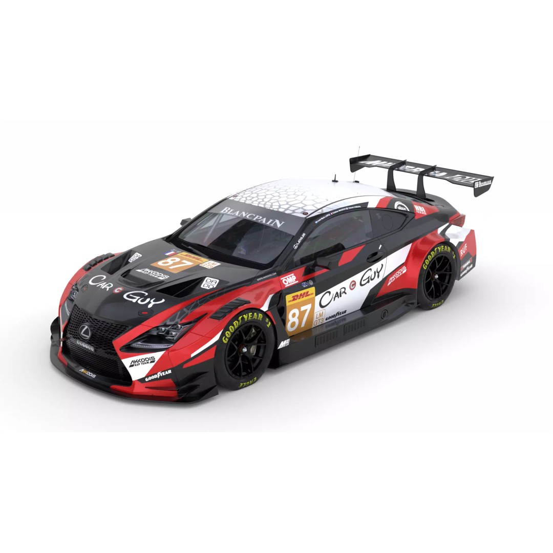 Lexus RCF LMGT3 2024 3D Model – High-Quality Race Car Asset, FBX, Blender - View 2