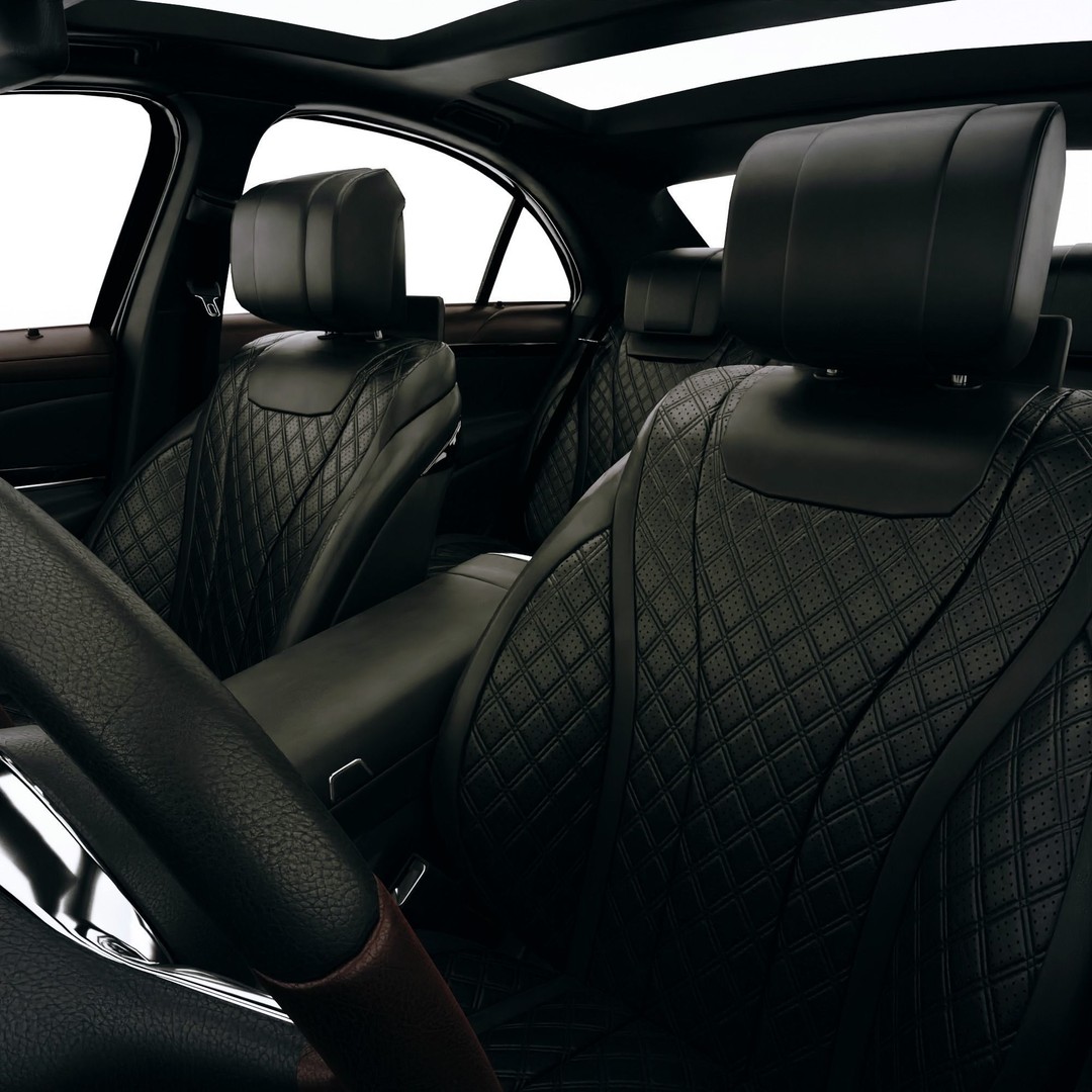 Mercedes-Benz S560 3D Model – Luxury Sedan with PBR Textures, FBX, OBJ - View 15