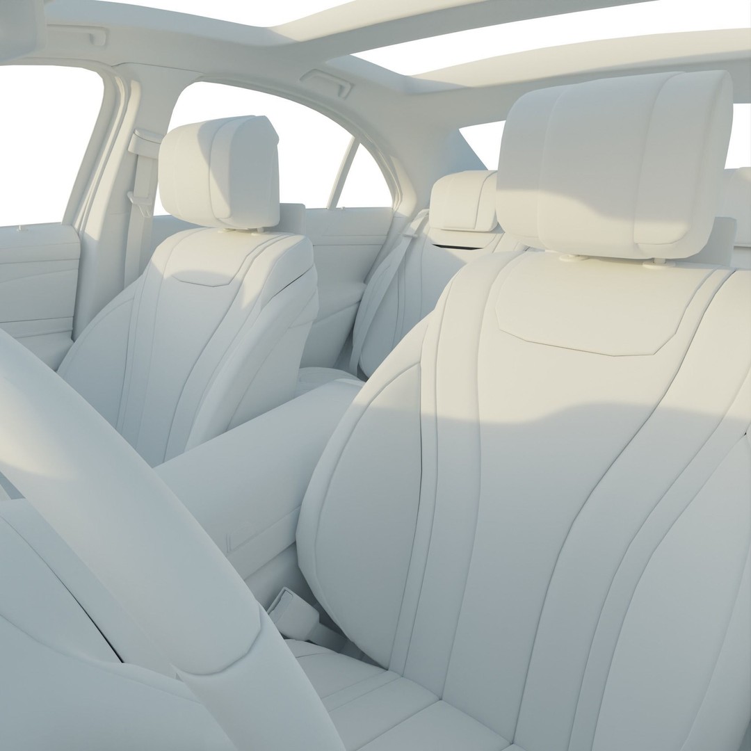 Mercedes-Benz S560 3D Model – Luxury Sedan with PBR Textures, FBX, OBJ - View 22