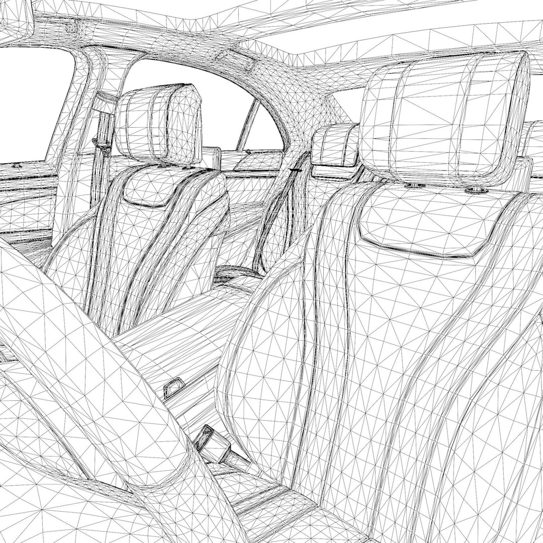 Mercedes-Benz S560 3D Model – Luxury Sedan with PBR Textures, FBX, OBJ - View 28