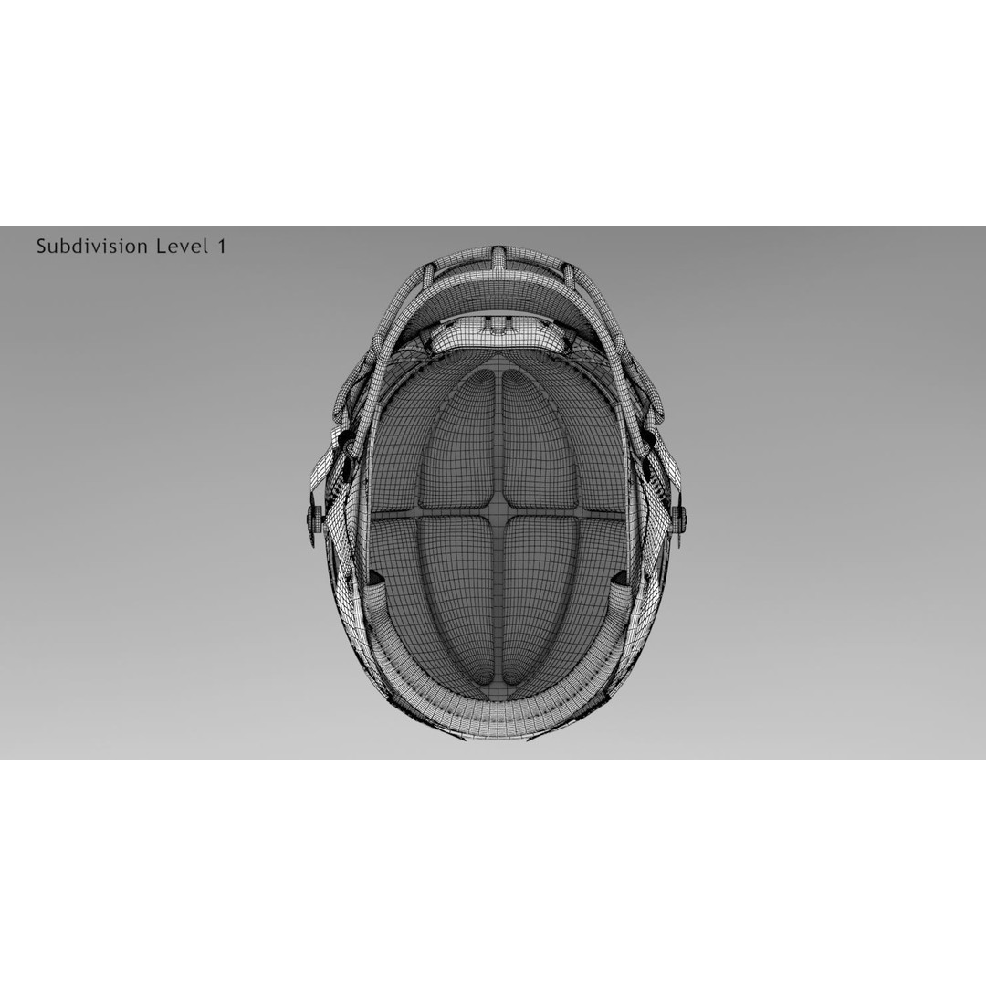 Football Helmet 3D Model – Low Poly PBR Game Asset, FBX - View 17