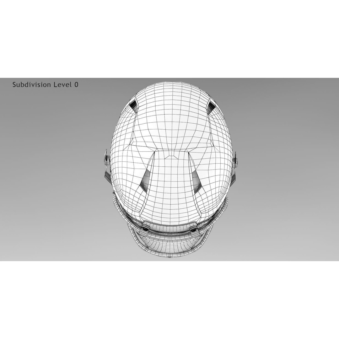 Football Helmet 3D Model – Low Poly PBR Game Asset, FBX - View 18