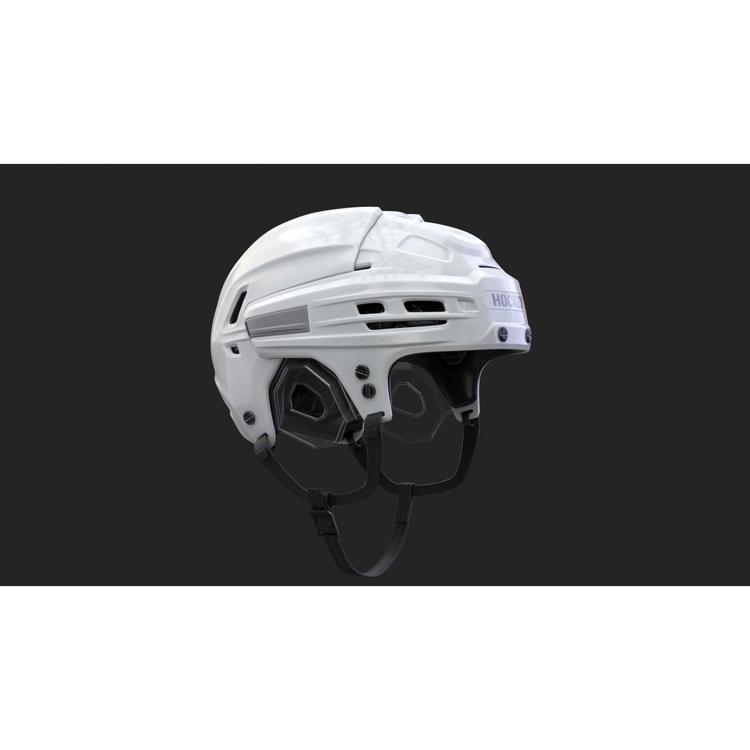 Hockey Helmet 3D Model – High Poly PBR Game Asset, FBX, OBJ - View 27