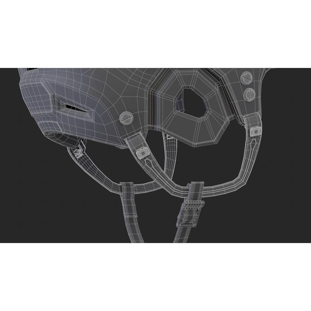 Hockey Helmet 3D Model – High Poly PBR Game Asset, FBX, OBJ - View 42