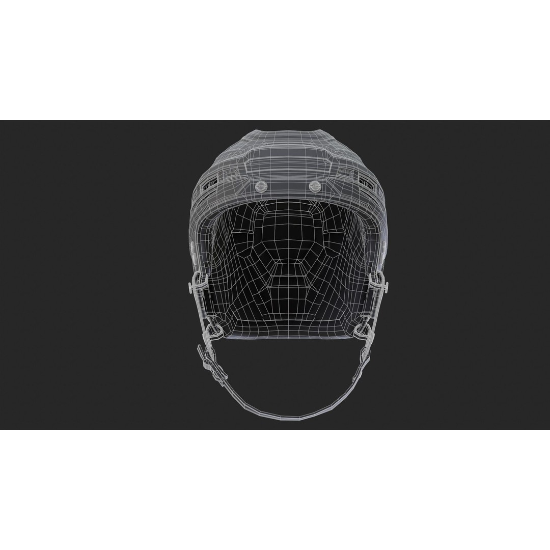 Hockey Helmet 3D Model – High Poly PBR Game Asset, FBX, OBJ - View 43
