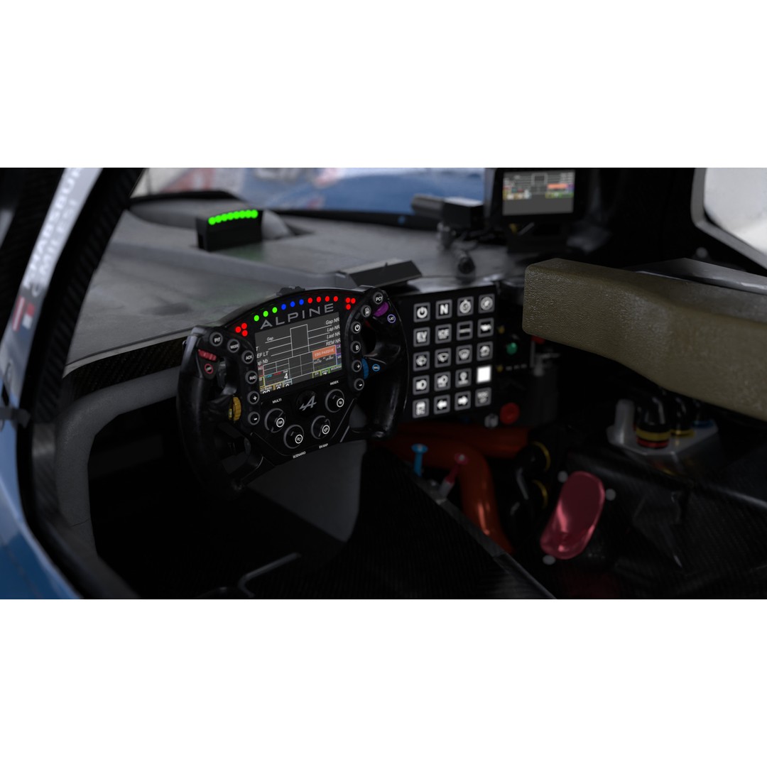 Alpine A424 3D Model – High Poly Racing Car, FBX, Blender - View 19