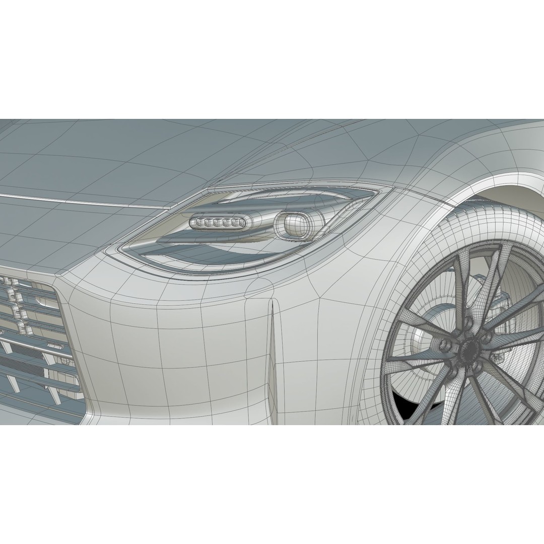 Nissan Z 2023 3D Model – Low Poly Car Asset, Blender, FBX, OBJ - View 13