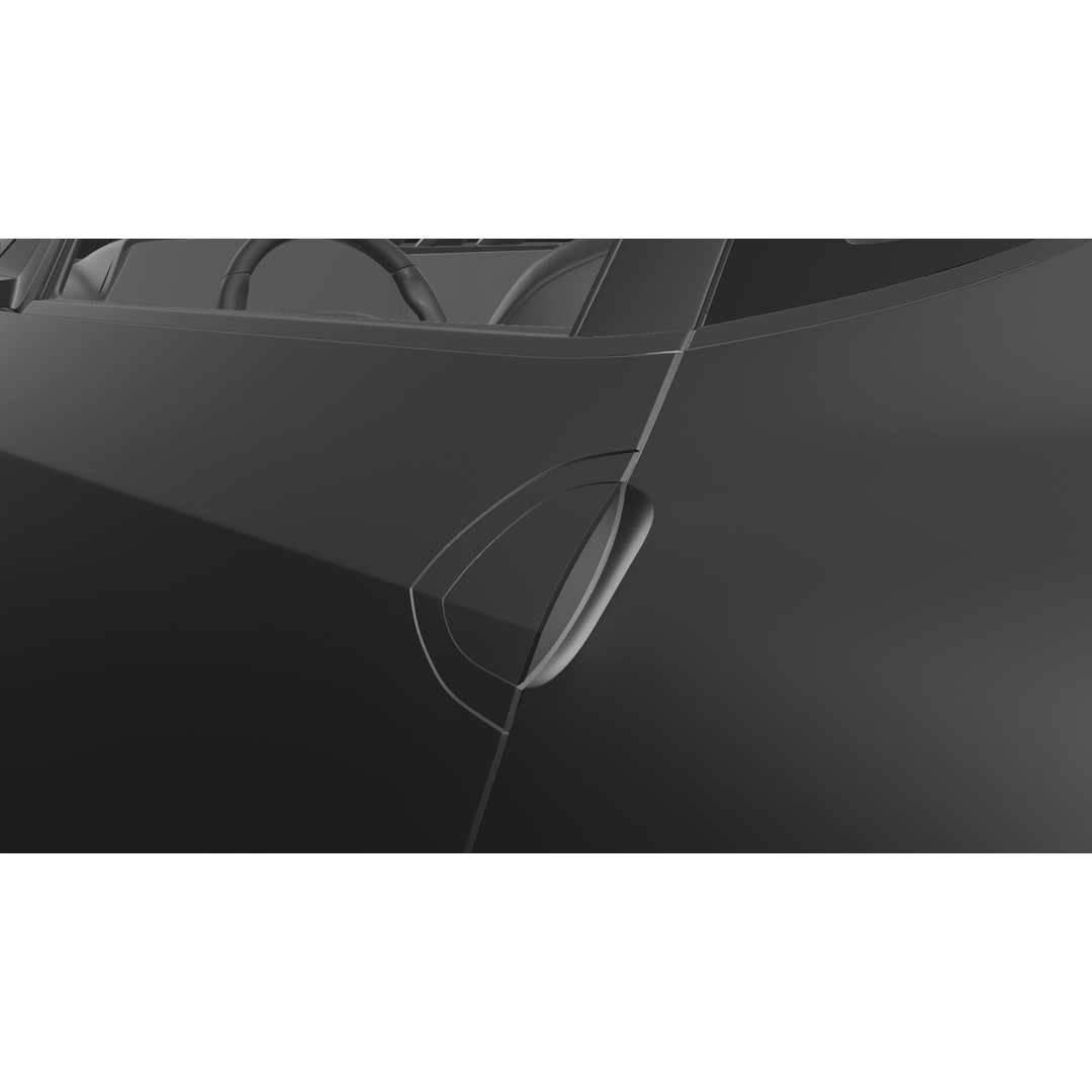 Nissan Z 2023 3D Model – Low Poly Car Asset, Blender, FBX, OBJ - View 31