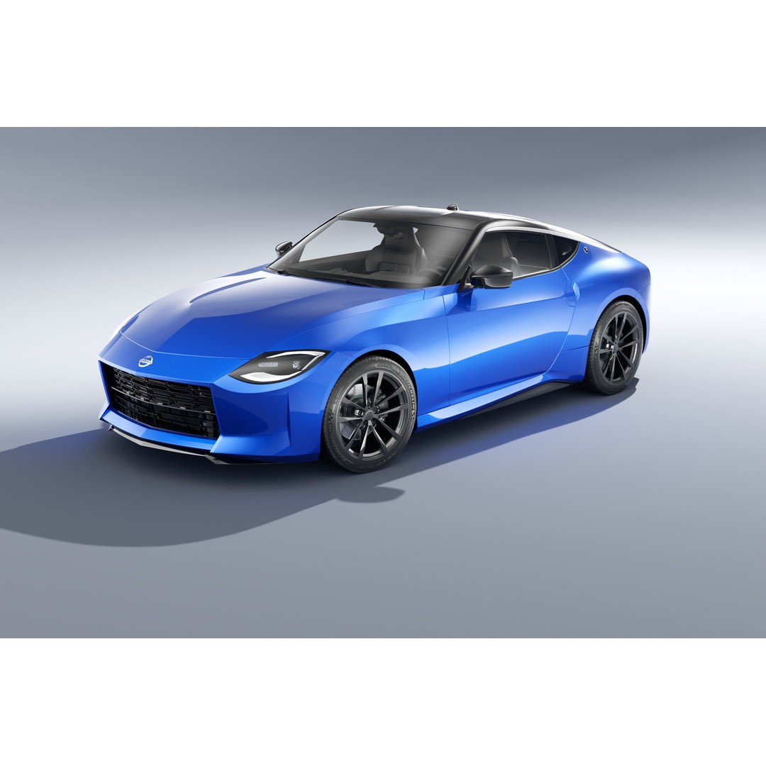 Nissan Z 2023 3D Model – Low Poly Car Asset, Blender, FBX, OBJ - View 4