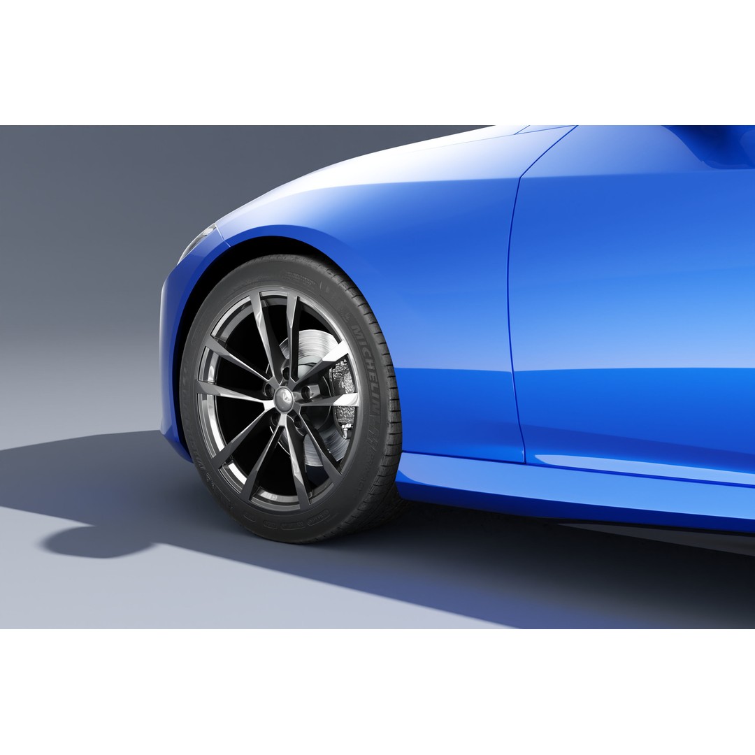 Nissan Z 2023 3D Model – Low Poly Car Asset, Blender, FBX, OBJ - View 7