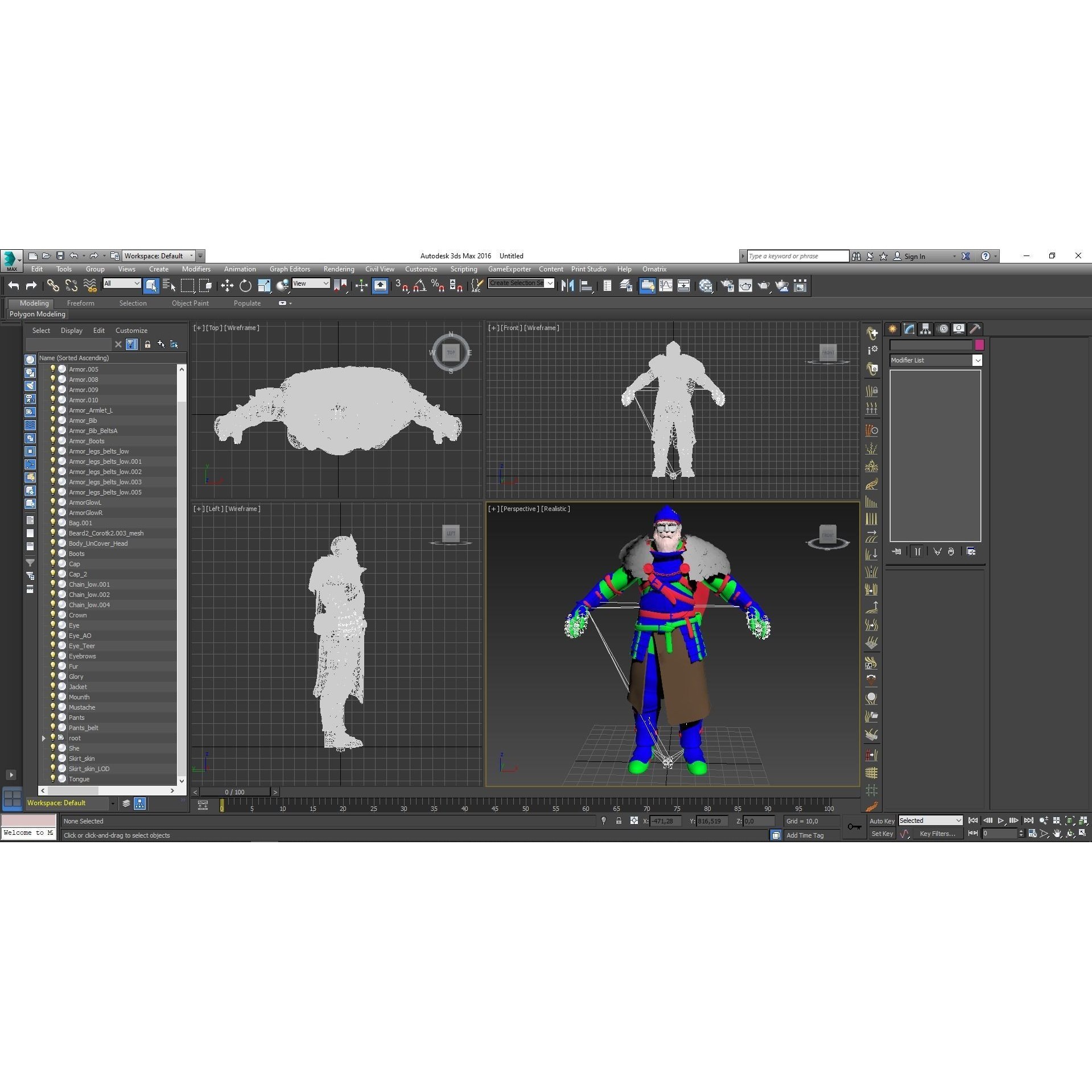 Knight Errant - Low-Poly Game-Ready 3D Model