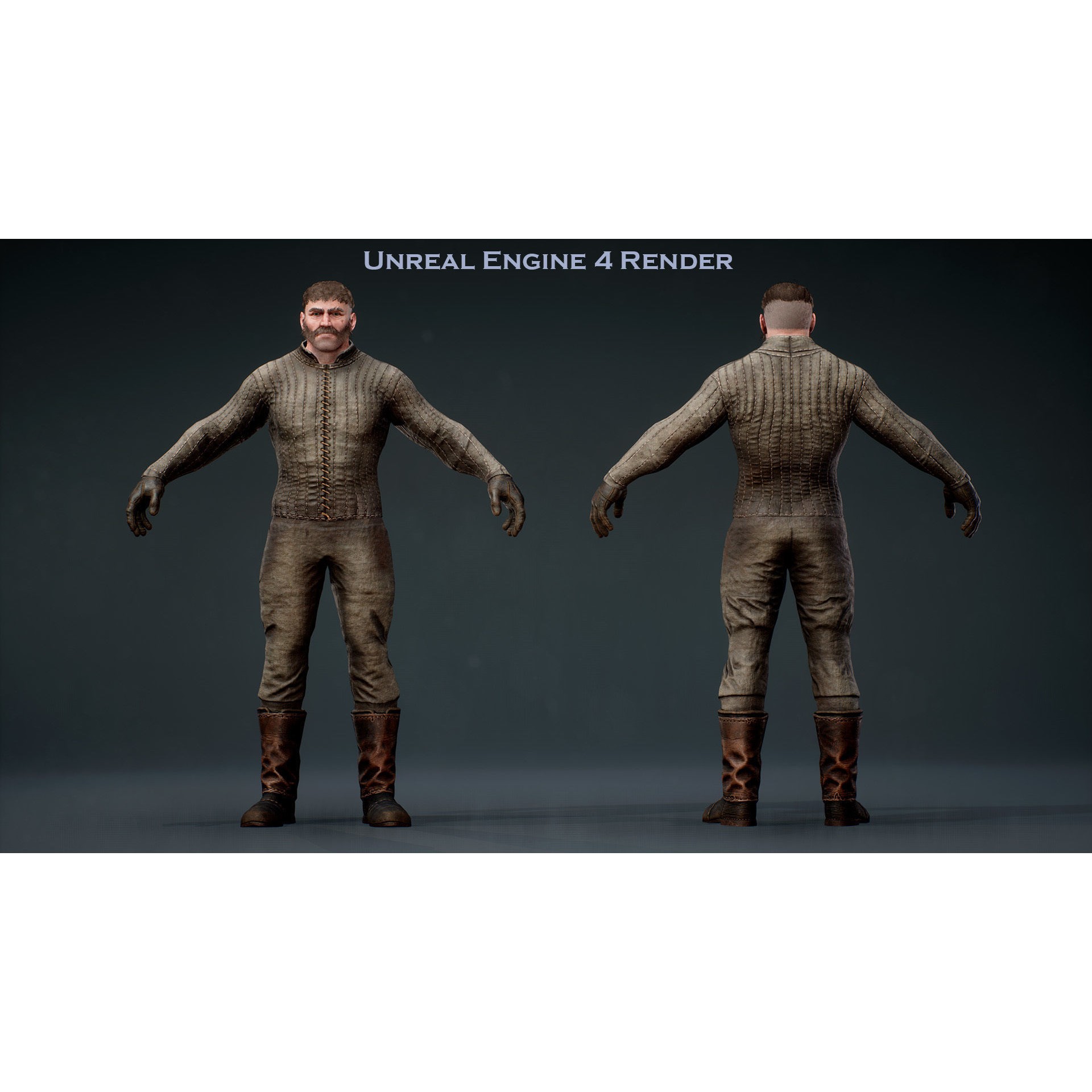 Knight Errant - Low-Poly Game-Ready 3D Model - View 10