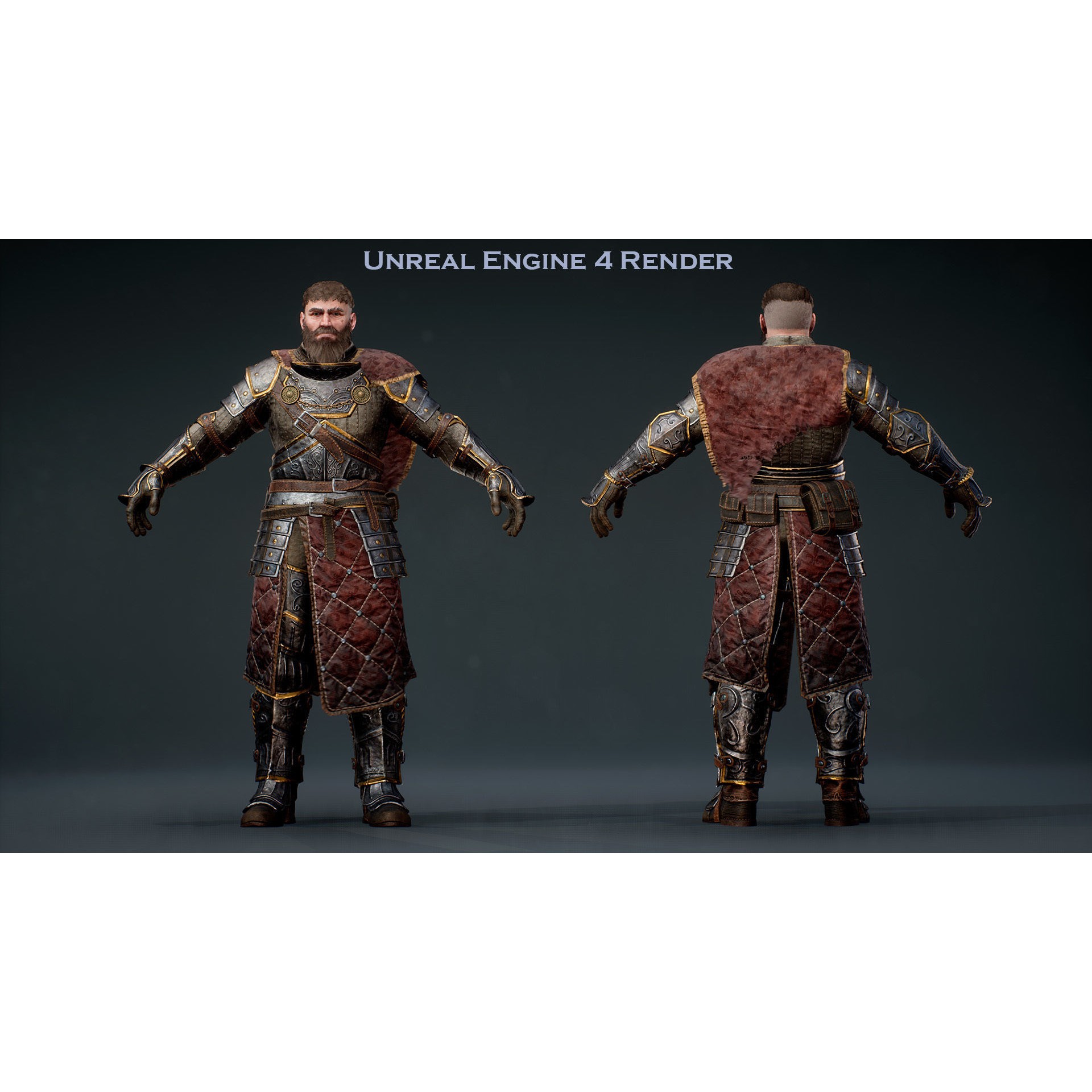 Knight Errant - Low-Poly Game-Ready 3D Model - View 11