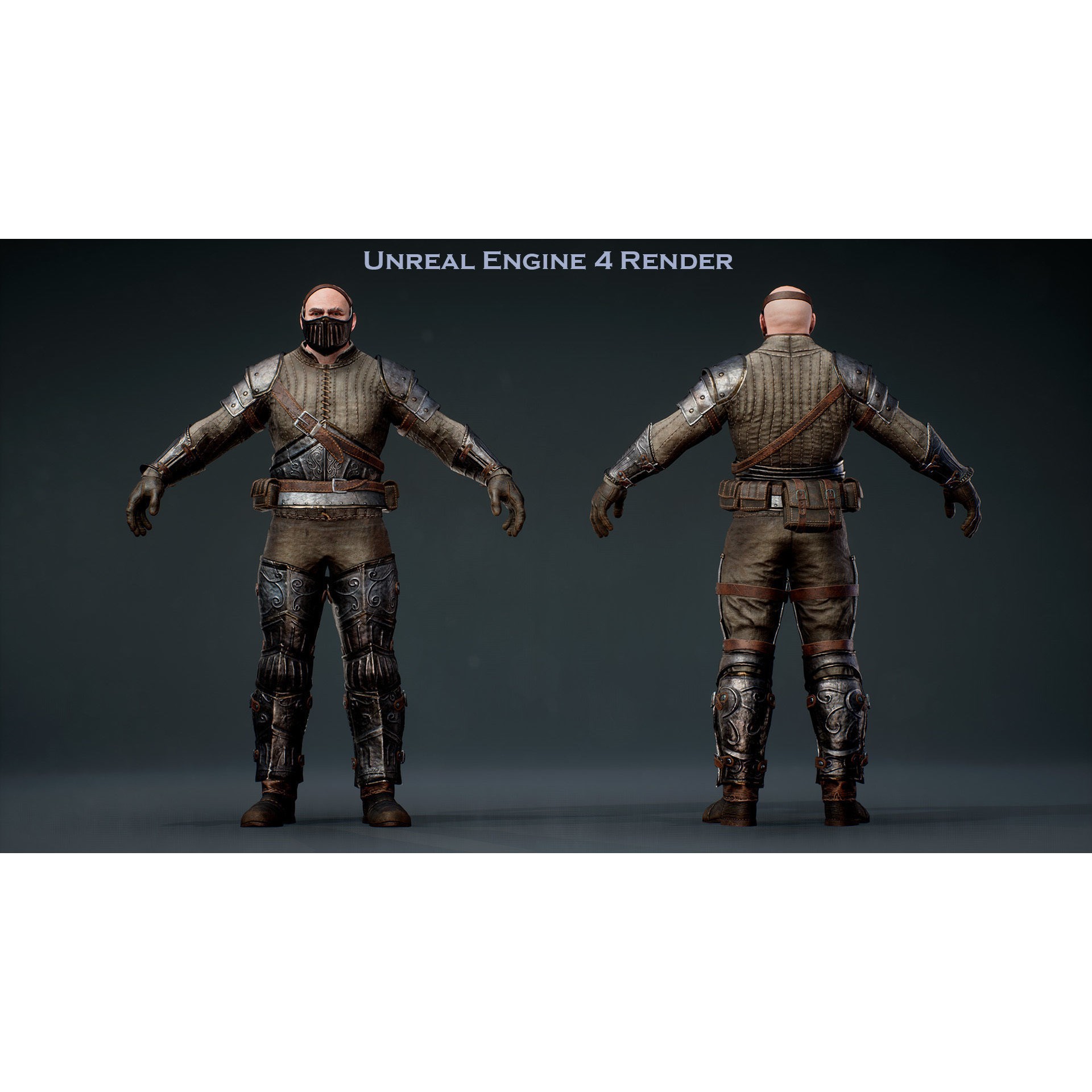 Knight Errant - Low-Poly Game-Ready 3D Model - View 14