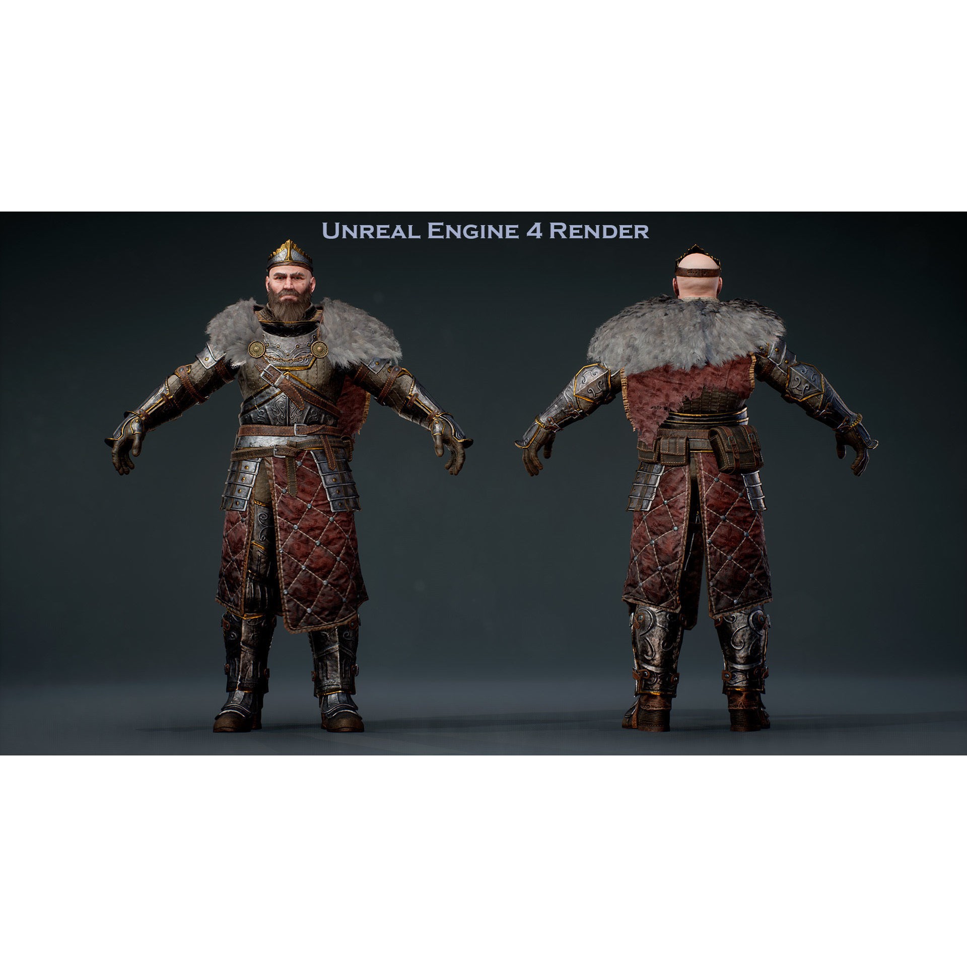 Knight Errant - Low-Poly Game-Ready 3D Model - View 15