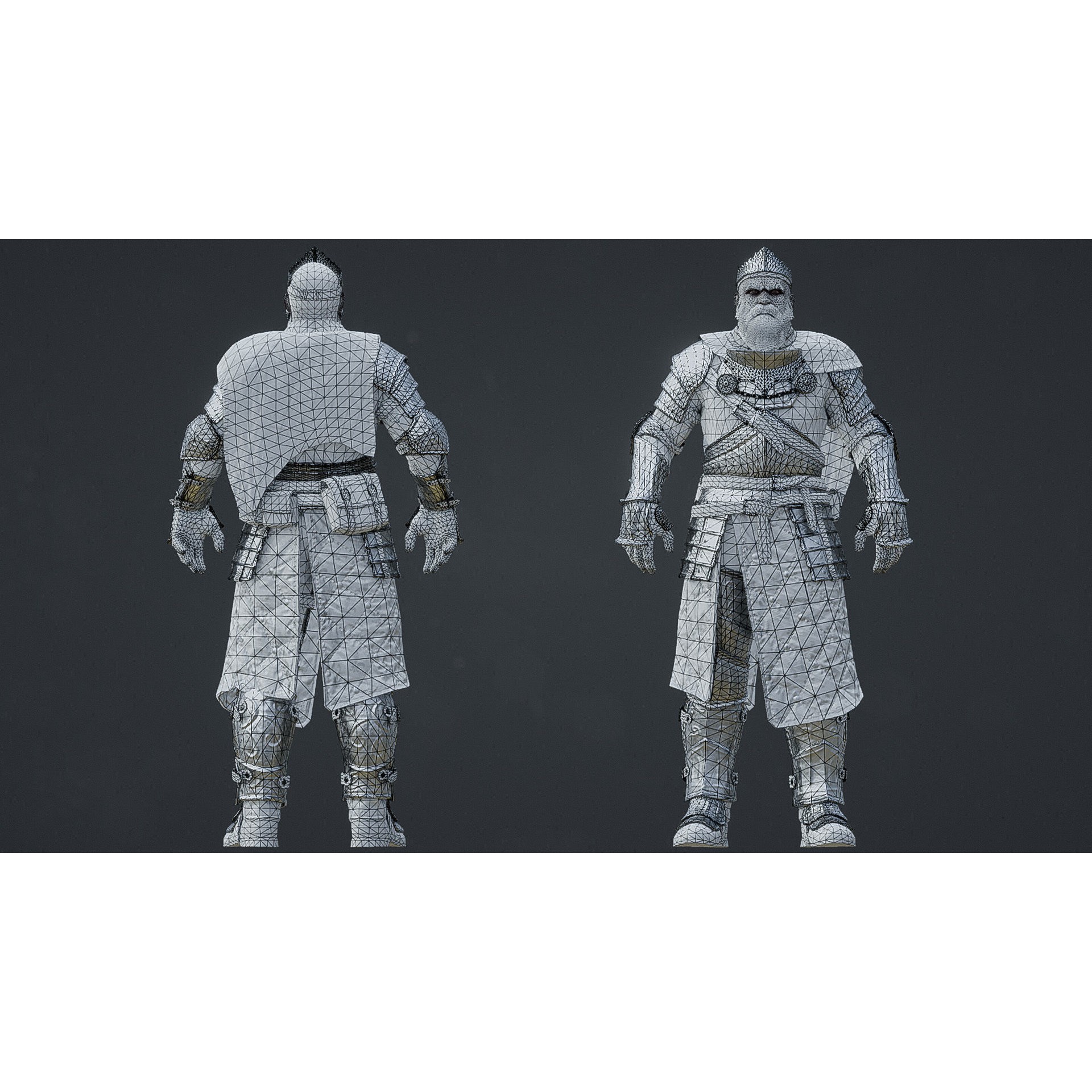 Knight Errant - Low-Poly Game-Ready 3D Model - View 18