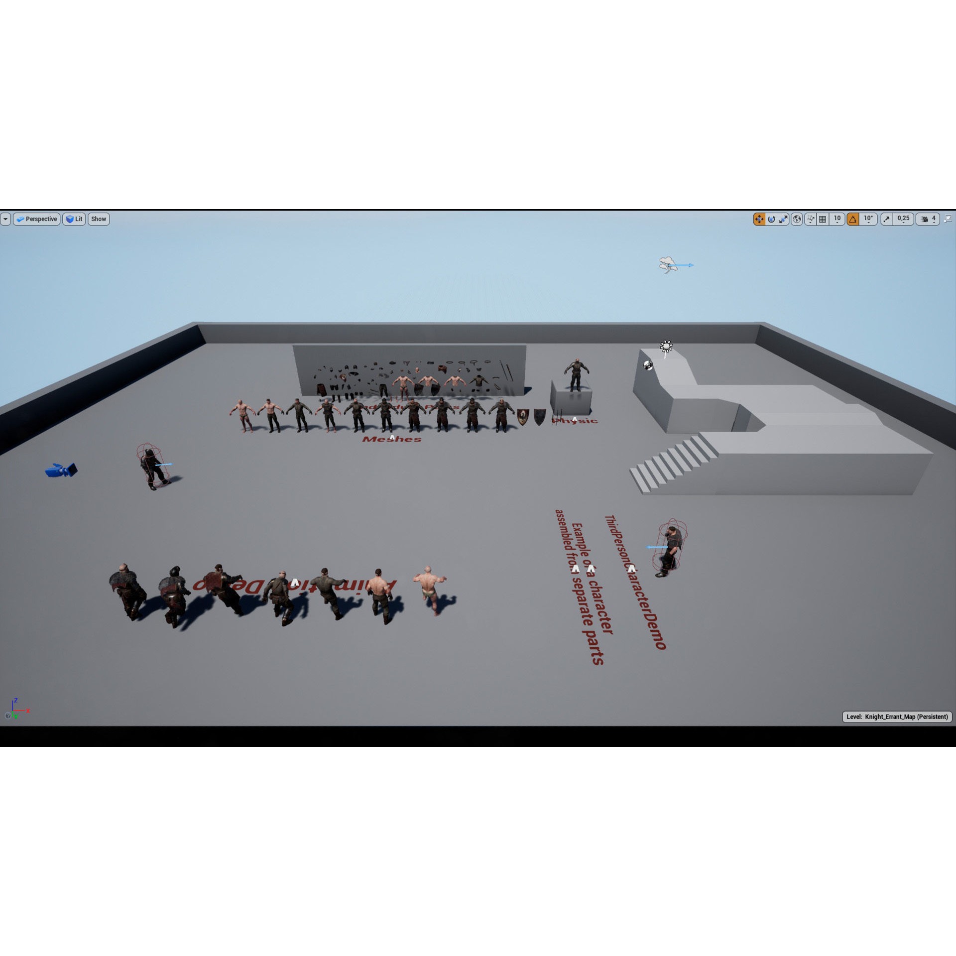 Knight Errant - Low-Poly Game-Ready 3D Model - View 19