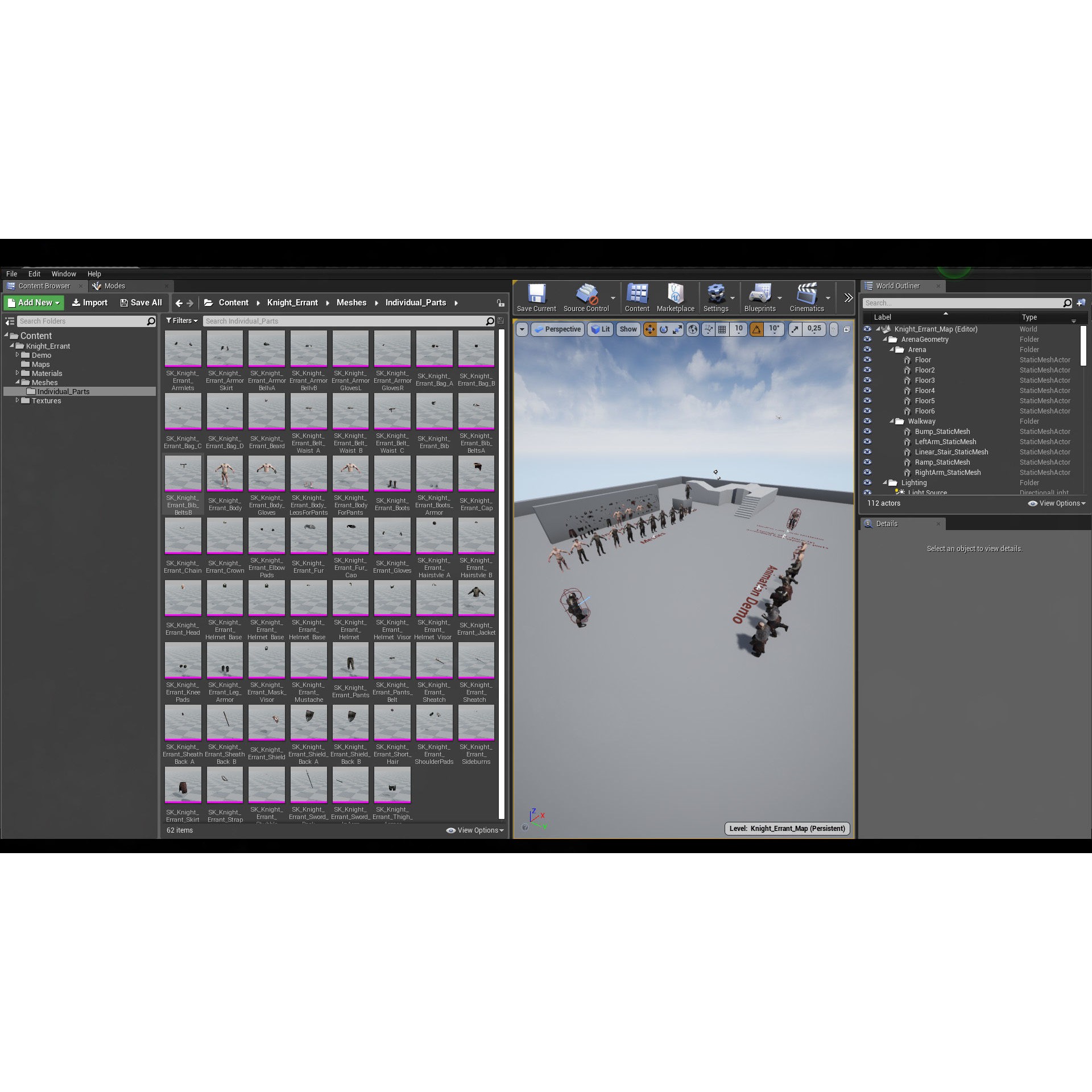 Knight Errant - Low-Poly Game-Ready 3D Model - View 23