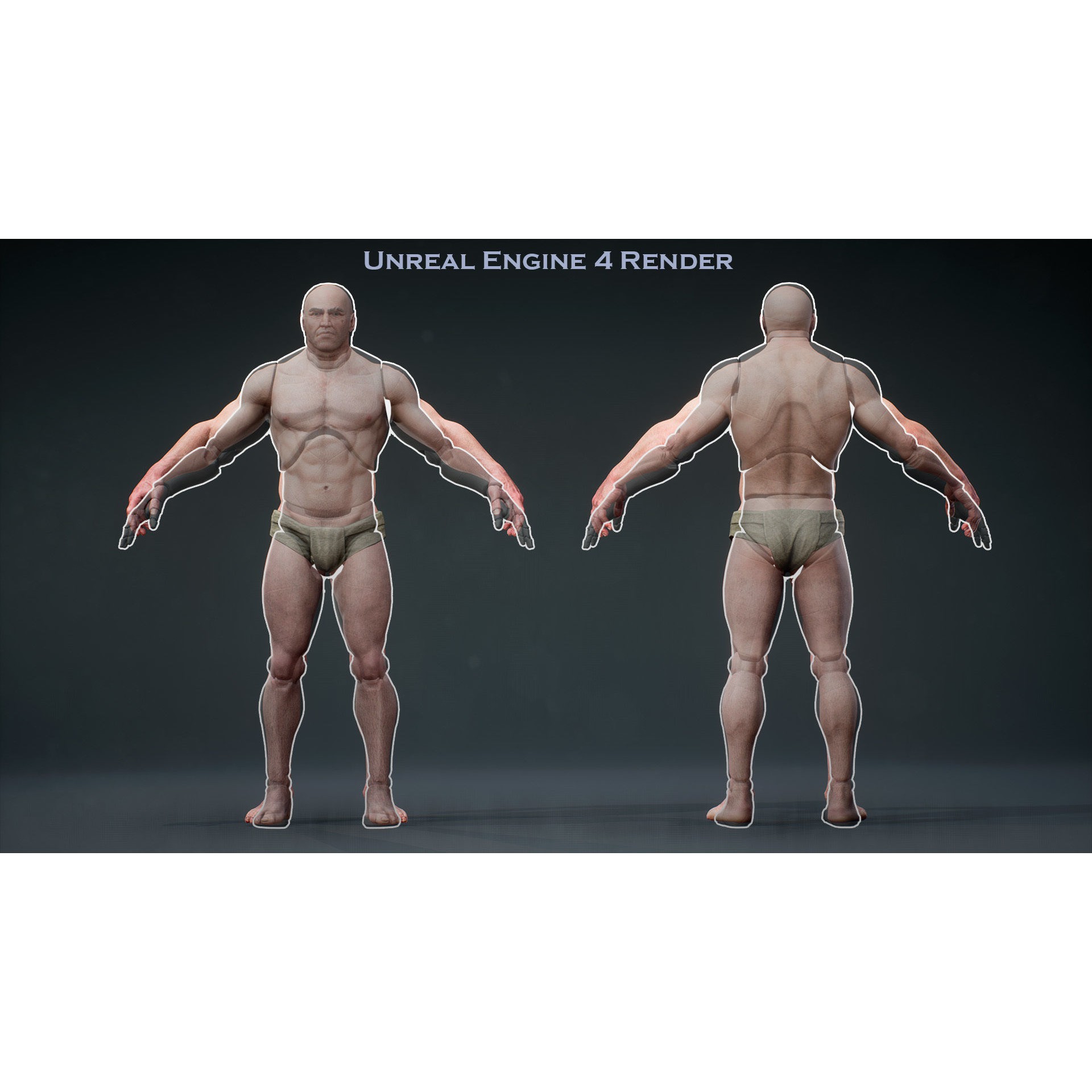 Knight Errant - Low-Poly Game-Ready 3D Model - View 8