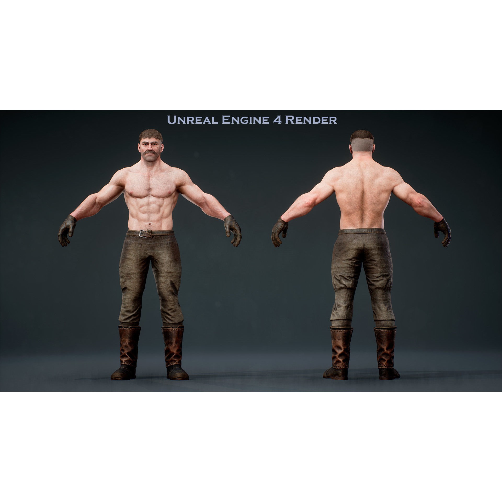 Knight Errant - Low-Poly Game-Ready 3D Model - View 9