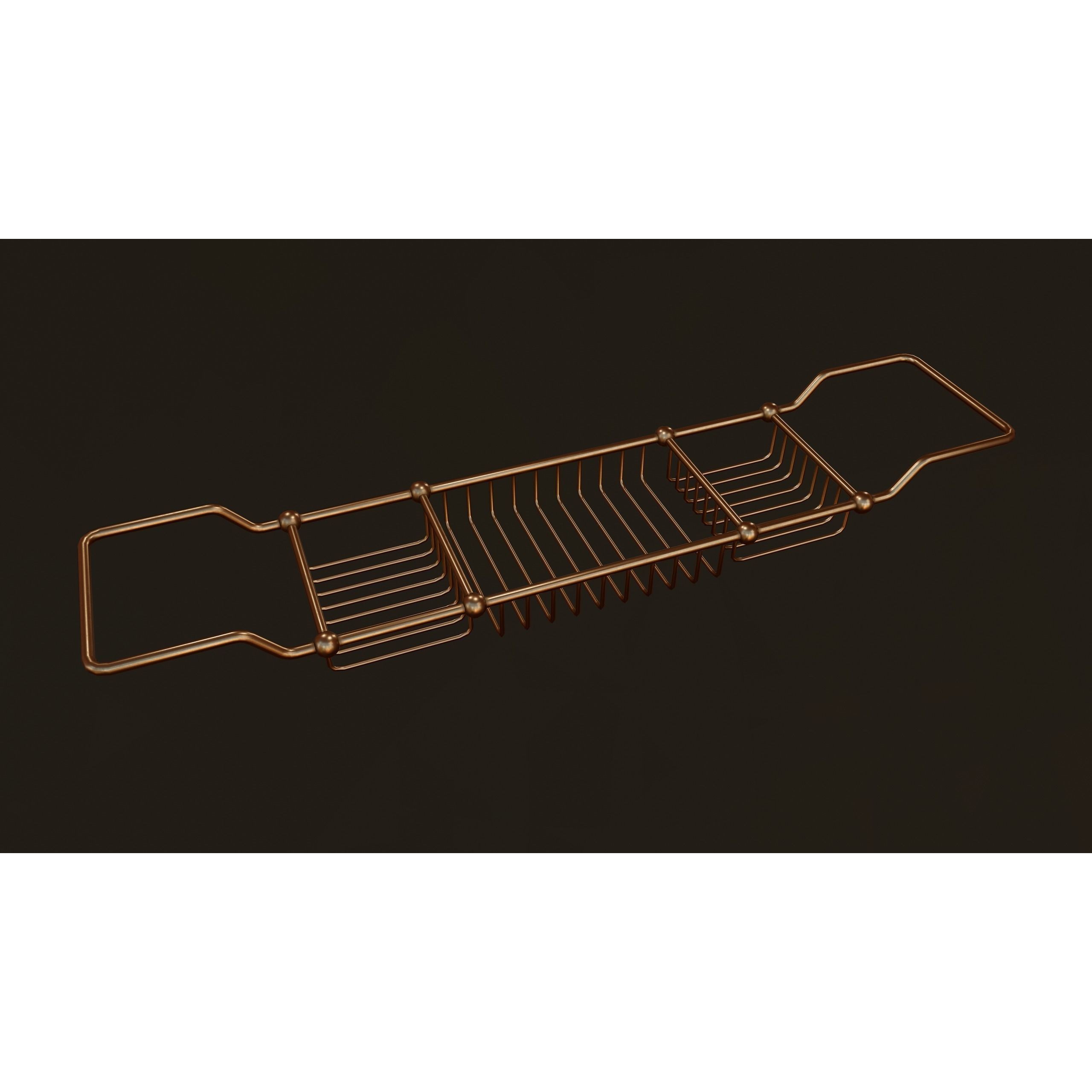 Antique Bathtub - Low-Poly Game-Ready 3D Model - View 14