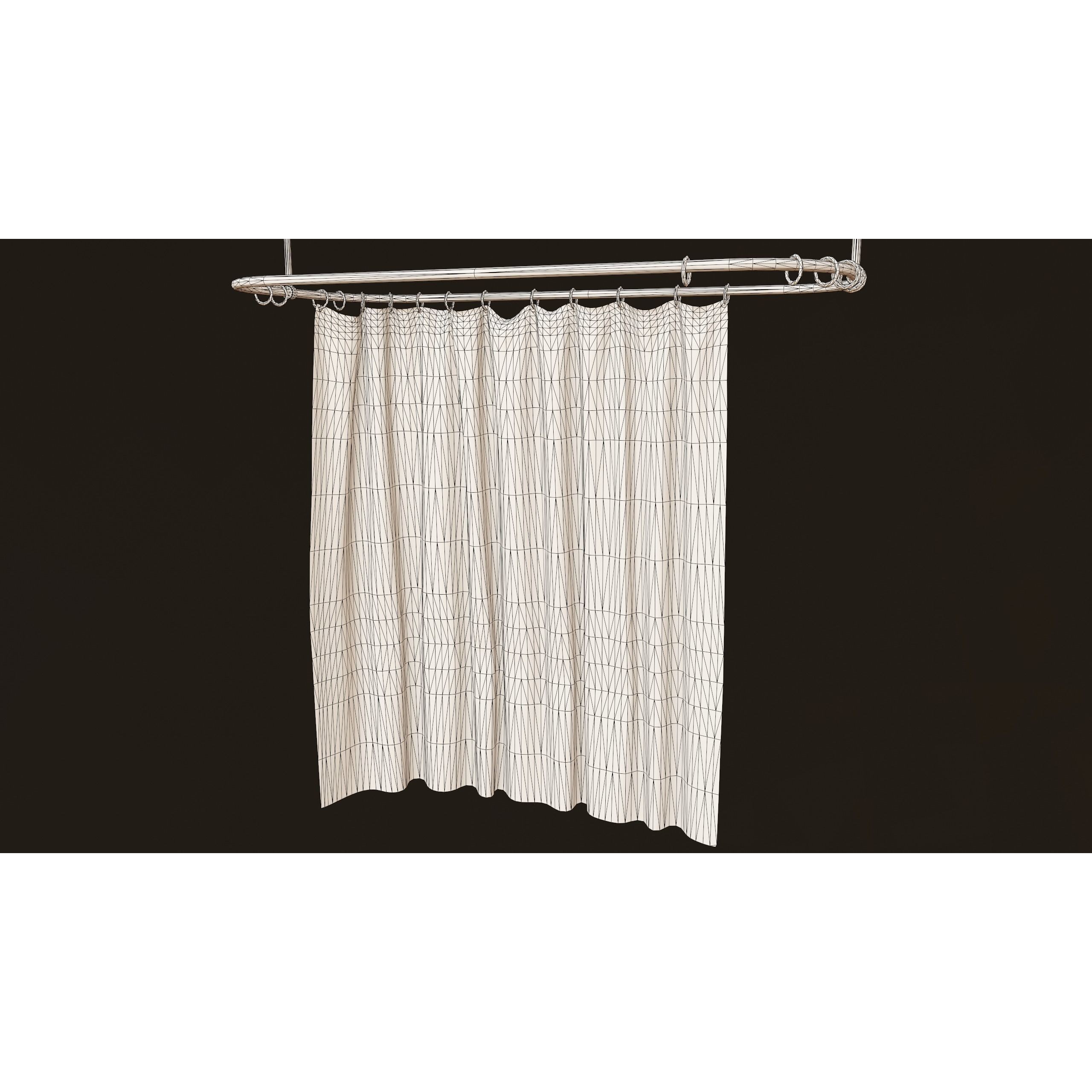 Antique Bathtub - Low-Poly Game-Ready 3D Model - View 17