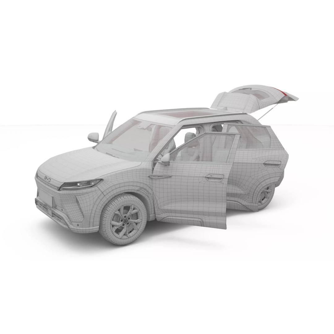 2025 BYD Atto 2 L Hand Drive 3D Model – High Poly SUV, FBX, Blender - View 15