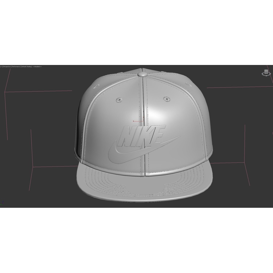 Red Snapback Cap 3D Model – Photorealistic Clothing Asset, FBX, OBJ - View 23