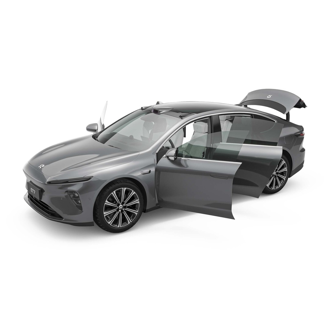 NIO ET7 3D Model – Luxury Sedan with Interior, FBX, OBJ, Blender - View 10