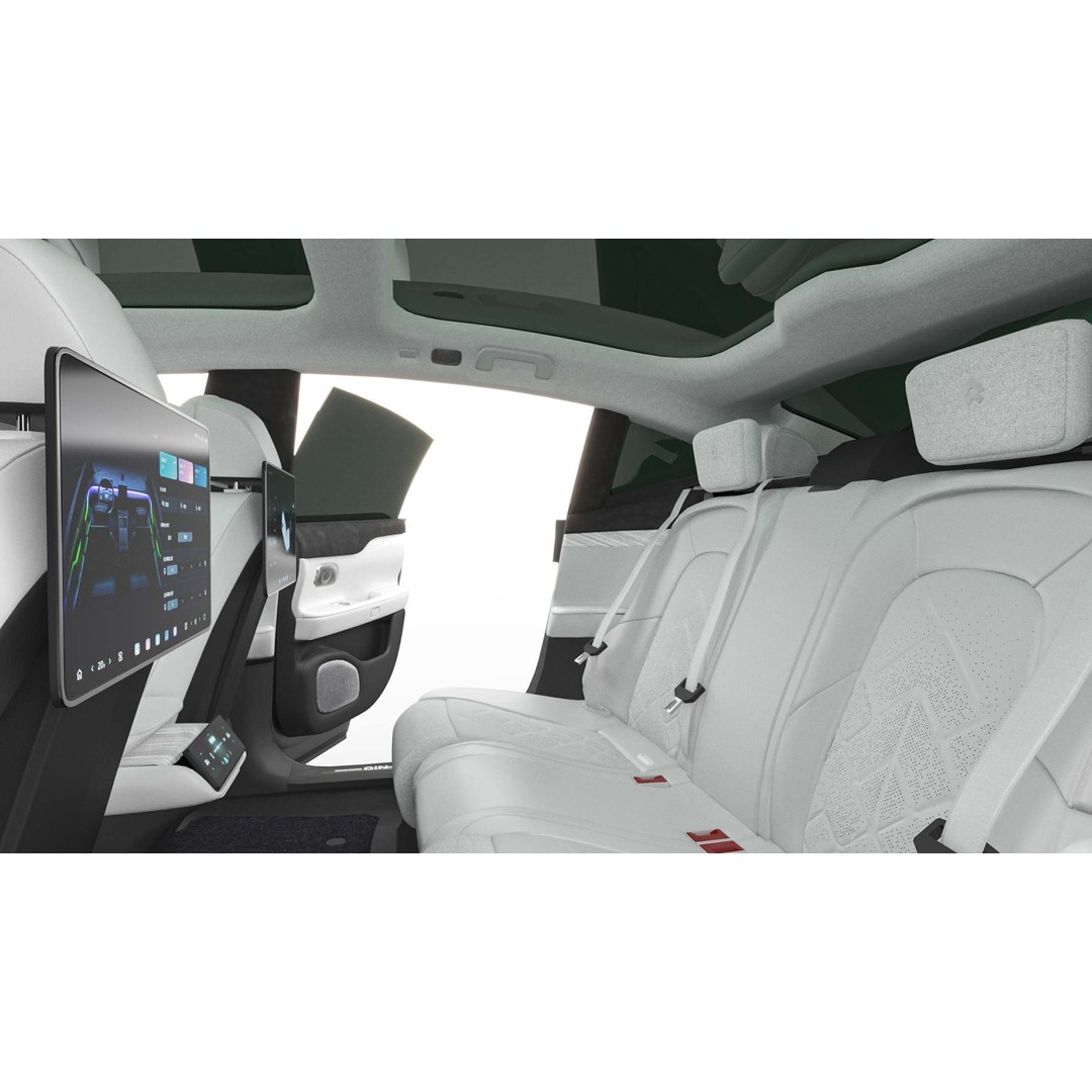 NIO ET7 3D Model – Luxury Sedan with Interior, FBX, OBJ, Blender - View 13