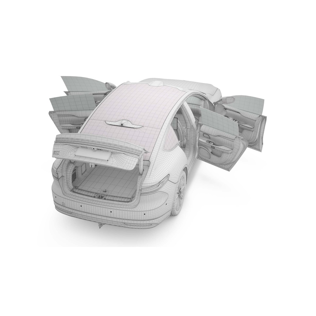 NIO ET7 3D Model – Luxury Sedan with Interior, FBX, OBJ, Blender - View 20