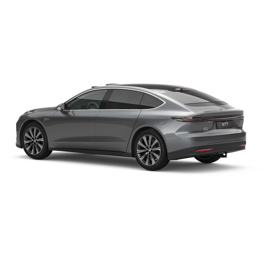 NIO ET7 3D Model – Luxury Sedan with Interior, FBX, OBJ, Blender - View 3