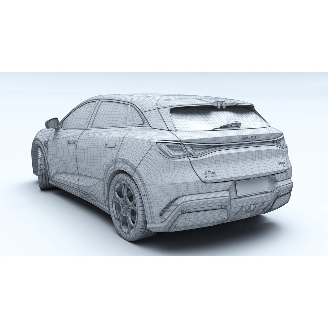 BYD Seal 06 GT 3D Model – Electric Hatchback, FBX, OBJ, PBR