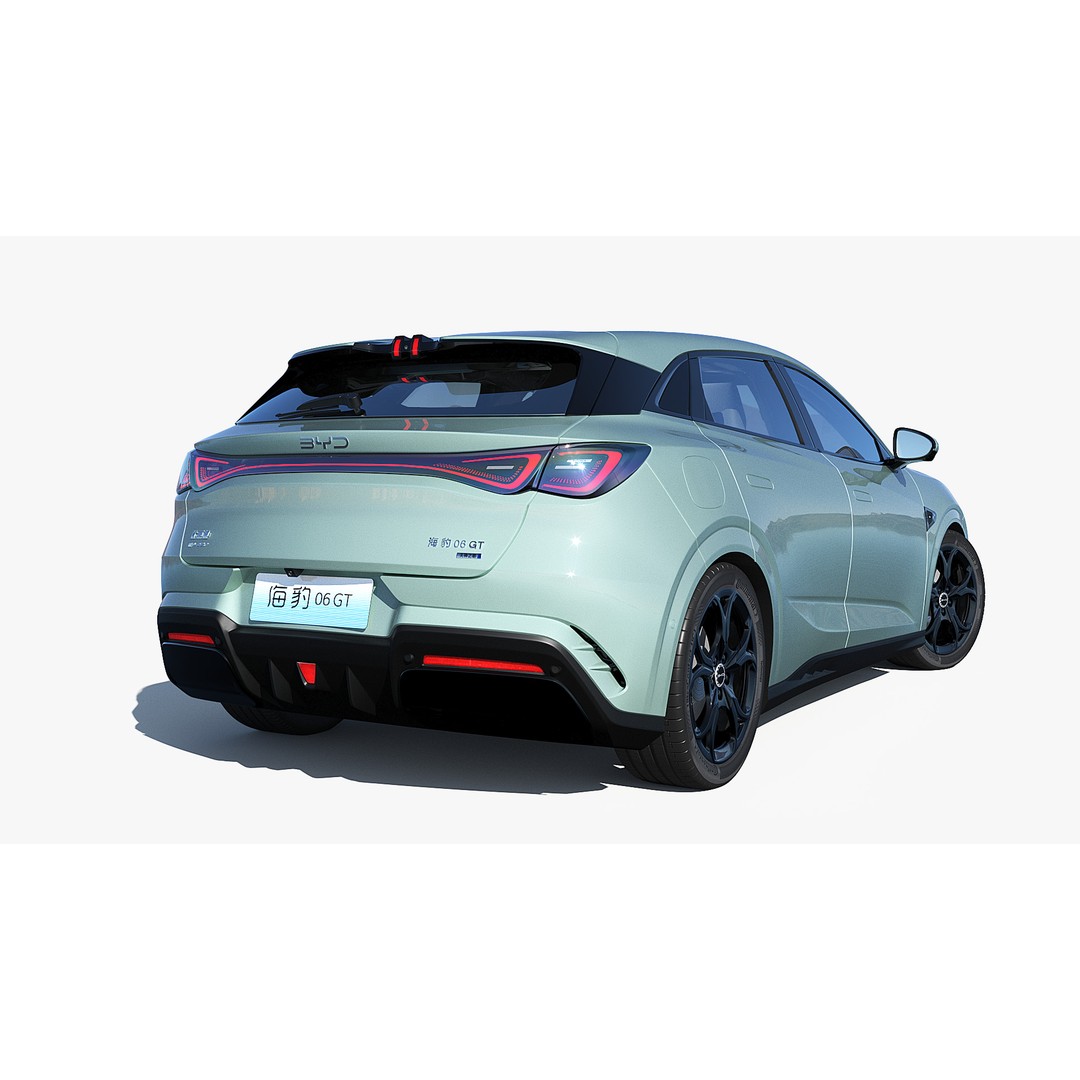 BYD Seal 06 GT 3D Model – Electric Hatchback, FBX, OBJ, PBR - View 11