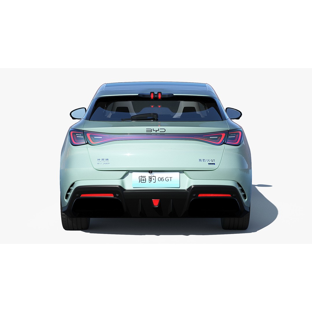 BYD Seal 06 GT 3D Model – Electric Hatchback, FBX, OBJ, PBR - View 12