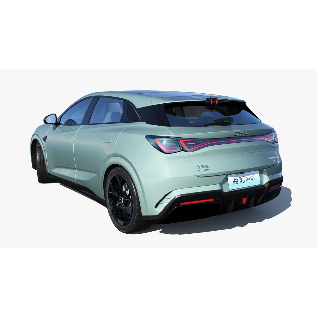 BYD Seal 06 GT 3D Model – Electric Hatchback, FBX, OBJ, PBR - View 13