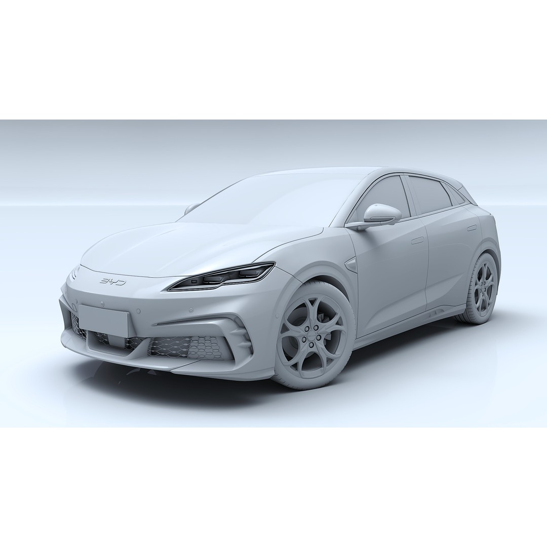 BYD Seal 06 GT 3D Model – Electric Hatchback, FBX, OBJ, PBR - View 15